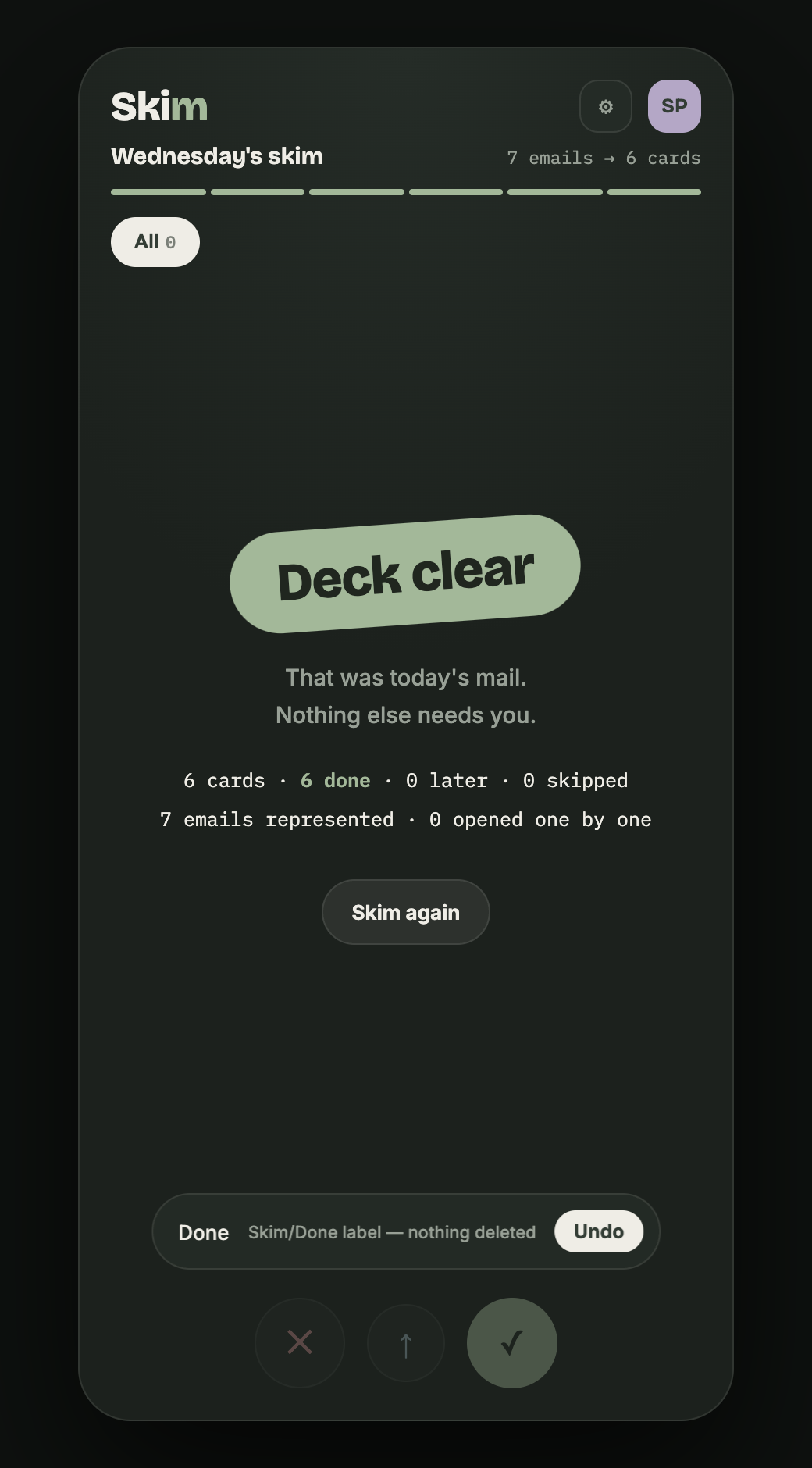 Deck-zero