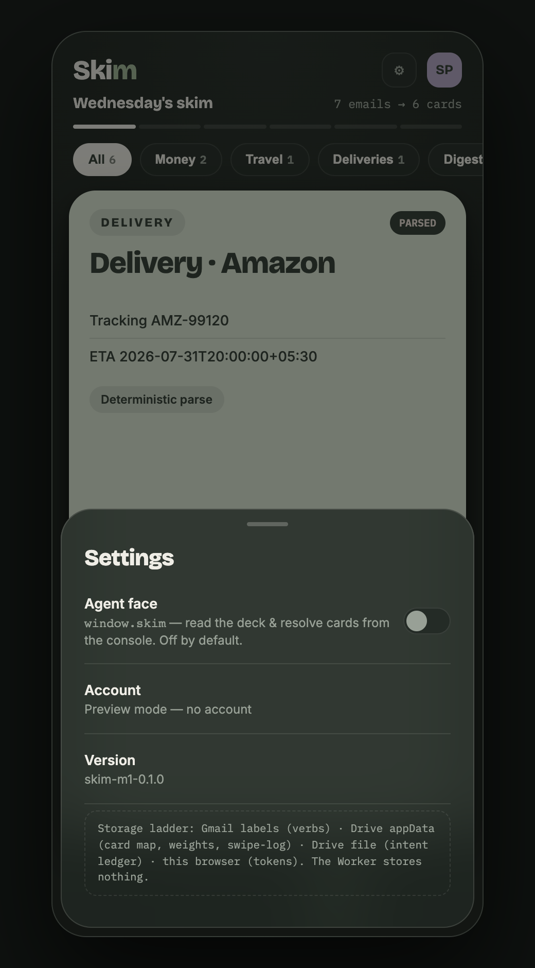 Settings & privacy